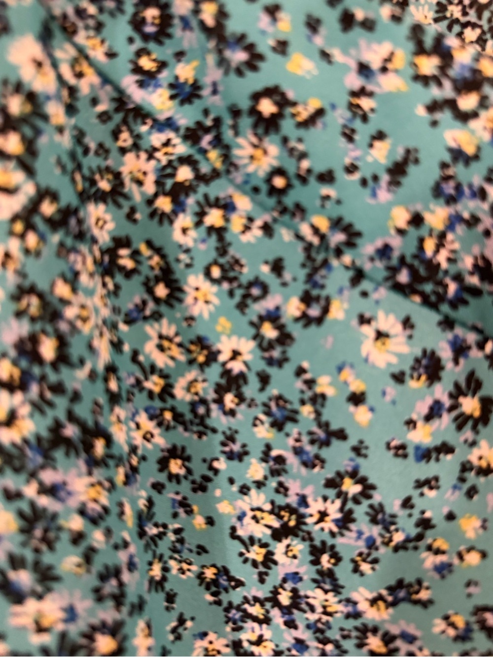torrid Teal Floral Satin Cami - Picture 3 of 3